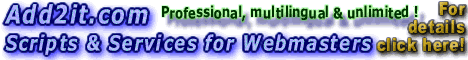 Add2it.com - Scripts & Services for Webmasters